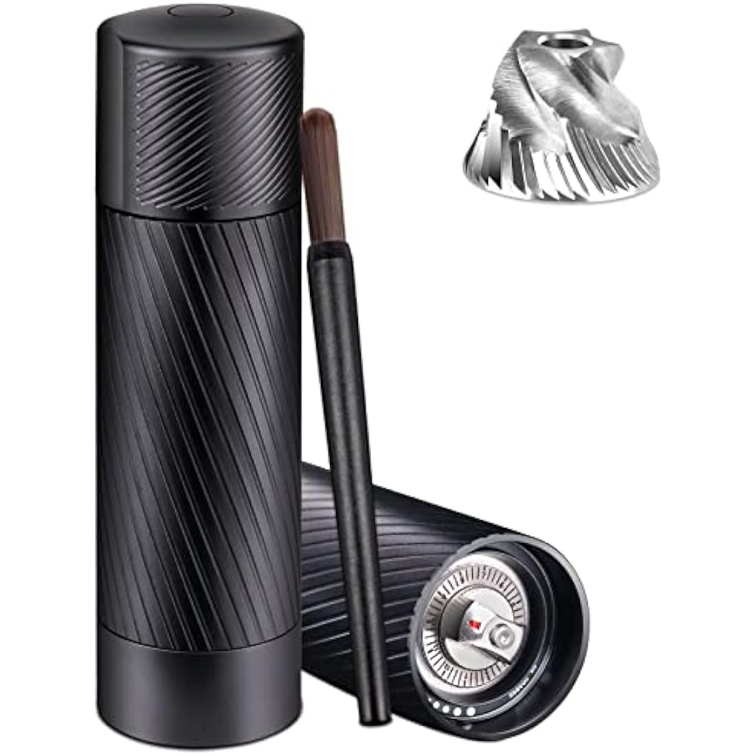 Homnoble Professional Pepper Mill Grinder, Pepper Grinder Heavy Duty Pepper Grinder Metal High Output Pepper Mill Manual with Adjustable Coarseness and Stainless Steel Blade