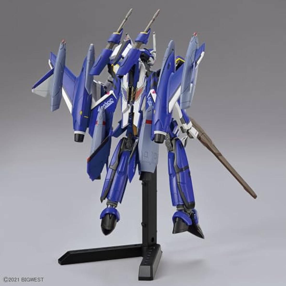 BANDAI SPIRITS HG Macross Δ Movie Version Absolutely Live!!!! YF-29 Durandal Valkyrie (Maximilian Genus Machine) Full Set Pack, 1/100 Scale, Color-Coded Plastic Model