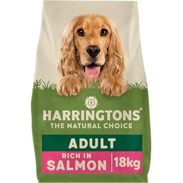 Harringtons Complete Dry Adult Dog Food Salmon & Potato 18kg - Made with All Natural Ingredients