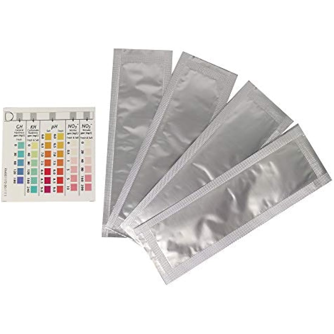 API 5-IN-1 TEST STRIPS Freshwater and Saltwater Aquarium Test Strips 4-Count Box