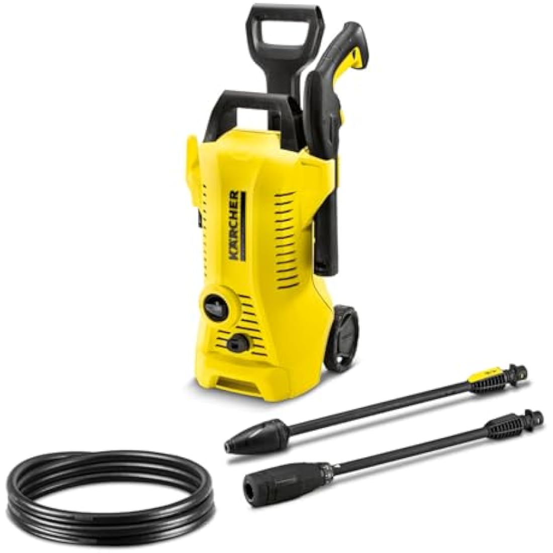 Kärcher K 2 Power Control pressure washer, pressure: max. 110 bar, flow rate: 360 l/h, area coverage: 20 m²/h, water filter, weight: 4.0 kg, high-pressure hose and gun, dirt blaster, spray lance