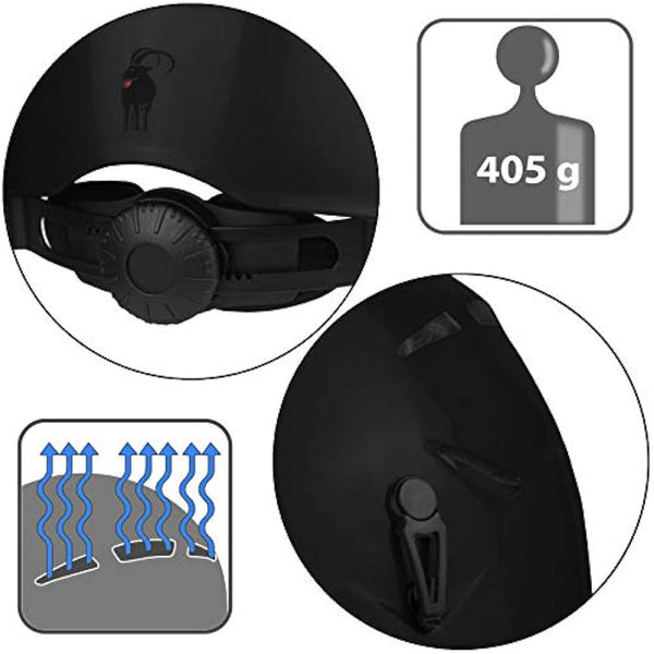 ALPIDEX Universal Climbing Helmet for Teenagers and Adults EN12492 Safety Helmet in