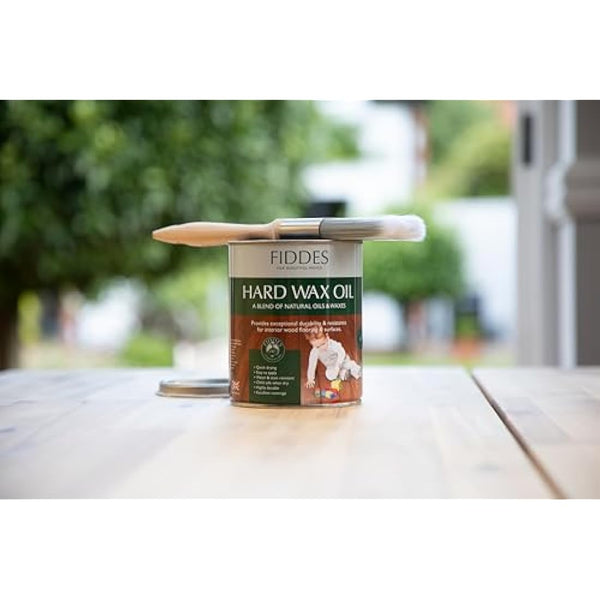 Fiddes Satin Finish Hard Wax Oil 250 ml, Clear