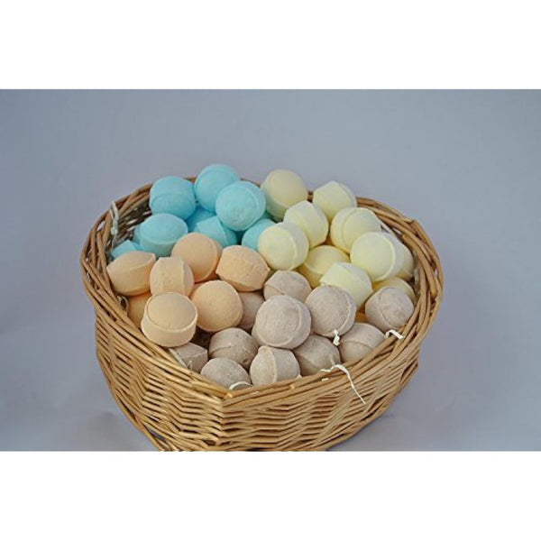 60 x mini bath bomb marbles, assorted fragrances