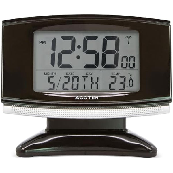 Acctim 71207 Acura Smartlite® Radio Controlled Alarm Clock, Black