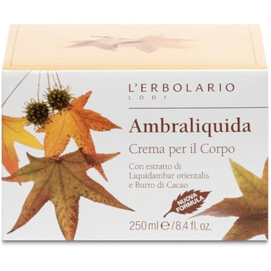 L'Erbolario Ambraliquida Perfumed Body Cream 250 ml