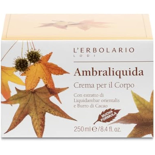 L'Erbolario Ambraliquida Perfumed Body Cream 250 ml