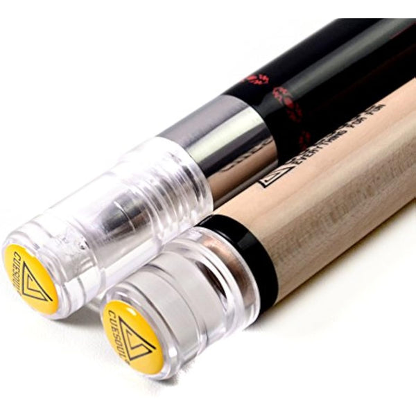 CUESOUL 58 Inches 19oz Joint Pool Cue Stick Billiards Premium Canadian Maple Pool Cue, Multi-layered Tip, 11.5/12.75mm Billiards Pool Cue Set Accessories