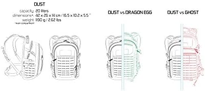 Direct Action Dust Tactical Backpack 20 Liter Capacity