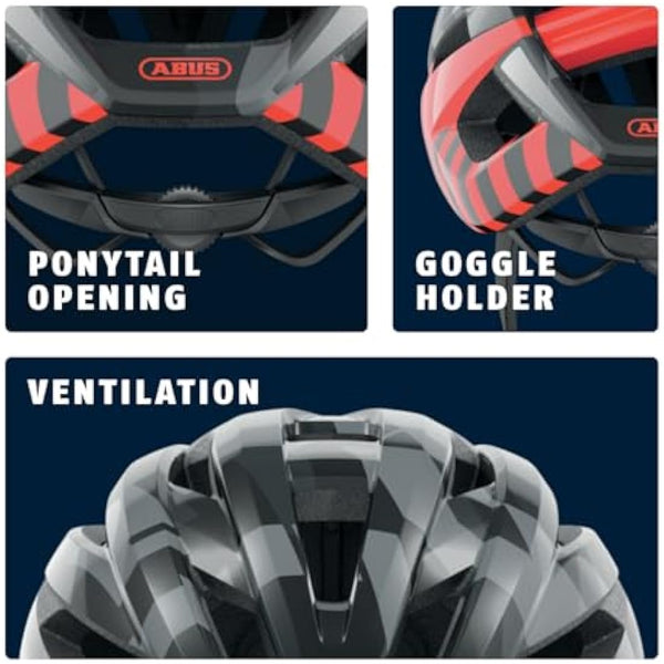 ABUS StormChaser road bike helmet - Lightweight and comfortable for professional cycling for men and women