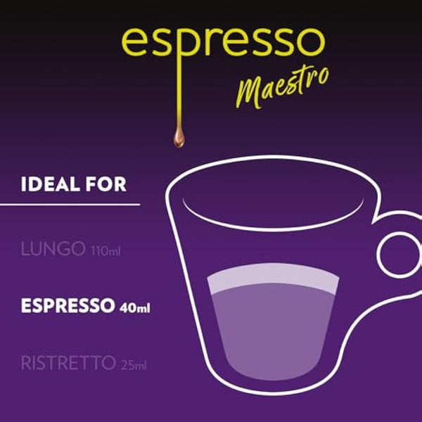 Lavazza, Espresso Maestro Intenso, 100 Aluminium Capsules Compatible with Nespresso Original Machines, Wood, Spice, & Cocoa Notes, Arabica & Robusta, Intensity 11/13, Medium Roasting