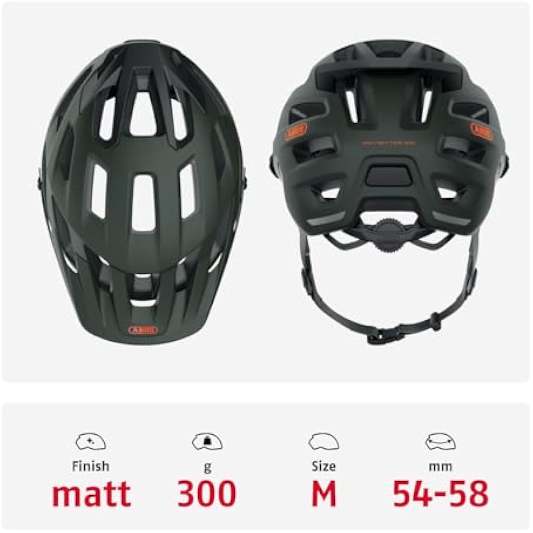 ABUS Moventor 2.0 MTB Helmet - High-Comfort Off-Road Bike Helmet - All-Mountain Helmet, Unisex