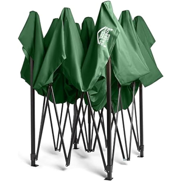 All Seasons Gazebos, Choice Of Colours, 3x3m Heavy Duty, Fully Waterproof, PVC Coated, Premium Pop Up Gazebo, Wheeled carry bag + 4 Leg Weight Bags