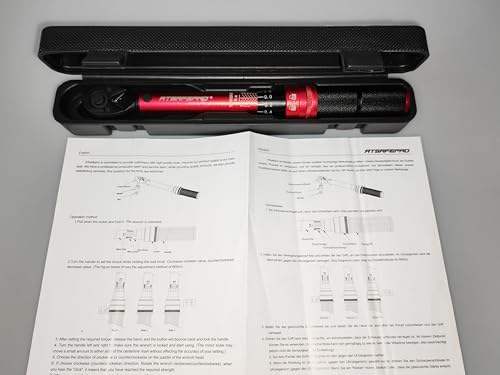 ATsafepro Torque Wrench 3/4 Inch, 100-600 Nm Torque Wrenchs, ±3% Error Accuracy with 48 Teeth Dual-Direction Adjustable for Repair of Car, Truck, Tractor