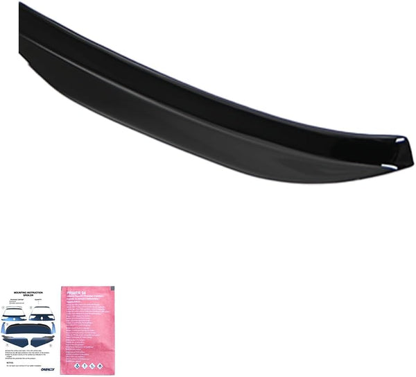 Oneway Roof Spoiler (Cap) compatible with Seat Leon (5F) HB Cupra 2013-2020 - Gloss black