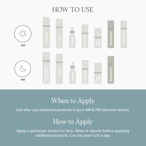 DRMTLGY Water Créme Face Moisturizer for Women & Men - Facial Moisturizer for Dry Skin - Lightweight Daily Face Cream