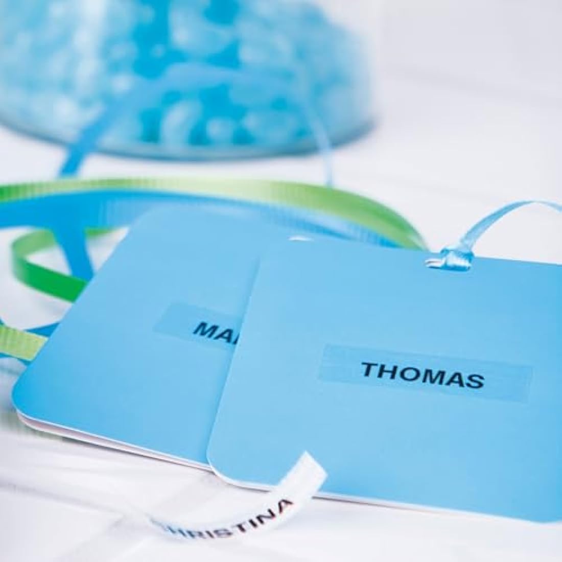 Dymo Letratag Clear Plastic Tape 12mmx4m - Black/Transparent S0721530