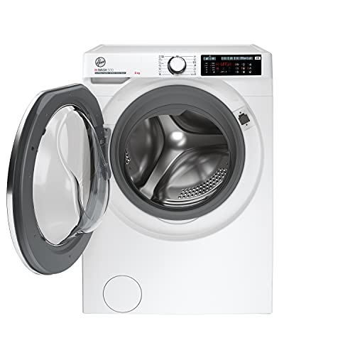 Hoover H-WASH 500 10kg Freestanding Washing Machine, 1400 RPM, A Rated, ECO‑Power Inverter Motor, hOn App, 60 Programmes, Care Dose, Power Care System, White, 60x59x85 cm ‑ HW 410AMC/1-80