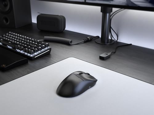 Glorious Gaming Model D Wired Gaming Mouse - 68g Superlight Honeycomb Design, RGB, Ergonomic, Pixart 3360 Sensor, Omron Switches, PTFE Feet, 6 Buttons - Glossy Black