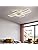 Diossad Modern LED Ceiling Lamp, Dimmable 2700K-6500K Flush Mount Chandelier for Bedroom, Living Room, Kitchen, Hallway, Office