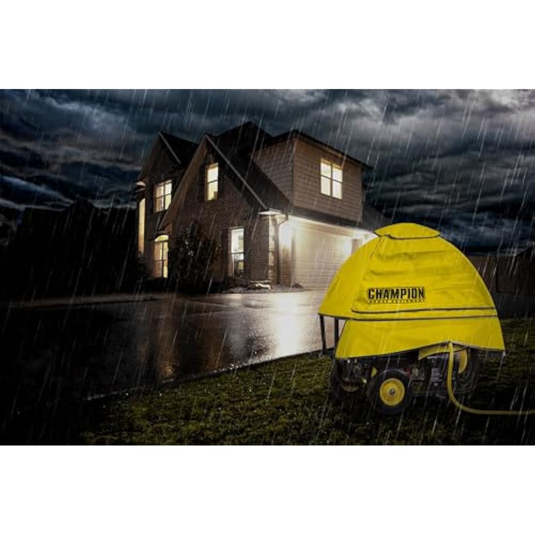 Champion Storm Shield Severe Weather Portable Generator Cover by GenTent® for 3000 to 10,000-Watt Generators
