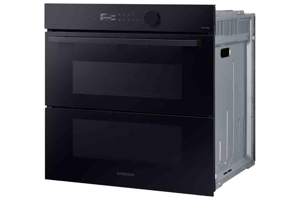 Samsung Series 4 Dual Cook Flex Smart Oven with Pyrolytic Cleaning, Colour: Stainless Steel, NV7B45305AS