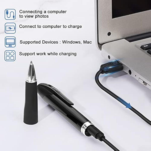 FINSUI Spy Cameras Pen 1080P Hidden Cameras Mini Portable Pocket Cam Covert Camera with 32GB SD Card Secret Camera with Video Recording Photo Taking for Home Business Conference