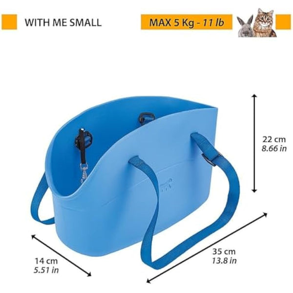 Ferplast With-Me Eva Dog Bag, 14 x 35 x 22 cm, Small, Fuchsia