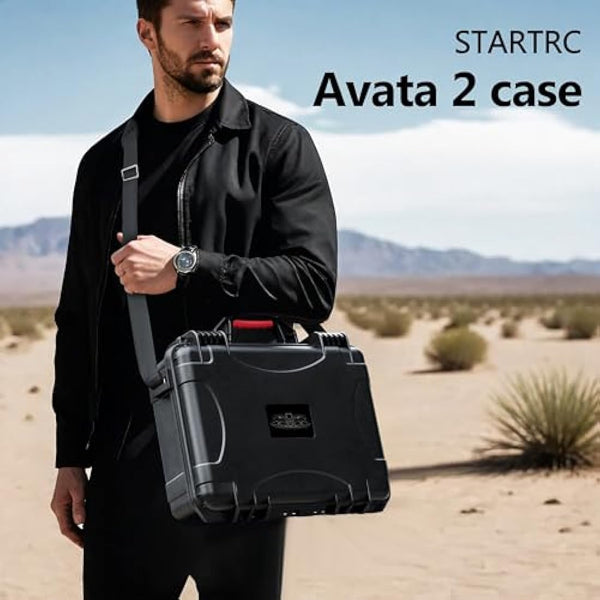 STARTRC Avata 2 Case,Waterproof Carrying Hard Case for DJI Avata 2 Fly More Combo with DJI Goggles 3/RC Motion 3/FPV Remote Controller 3,Battery Charging Hub,FPV Drone Accessories