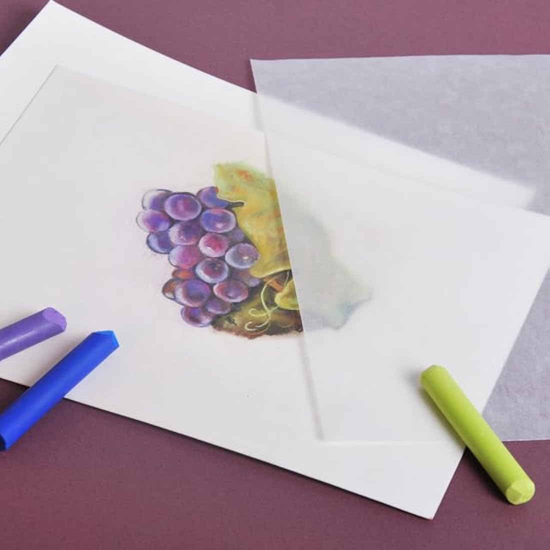 Clairefontaine Pastelmat Pad - White 360g 24x30cm 12 sheets