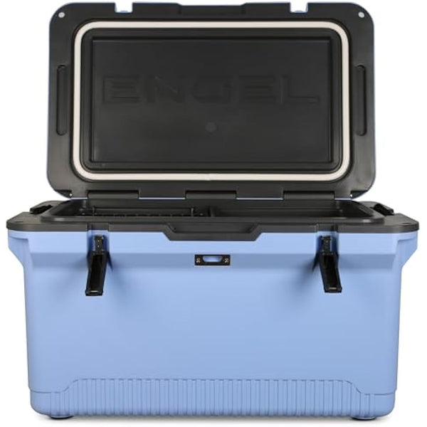 ENGEL Ultra-Light 56.8 L Cooler Box - Injection Molded Cool Box Large Enough for 80 Cans, Keeps Ice up to 7 Days, Camping Cooler Suitable for Picnics, Festivals, Beach & Travel, 75 x 45.7 x 43.2 CM