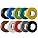 Gocableties 10 Rolls Multi Pack of PVC Electrical Insulation Tape, 20m x 19mm, Premium Multi-colour Mixed 10 Rolls