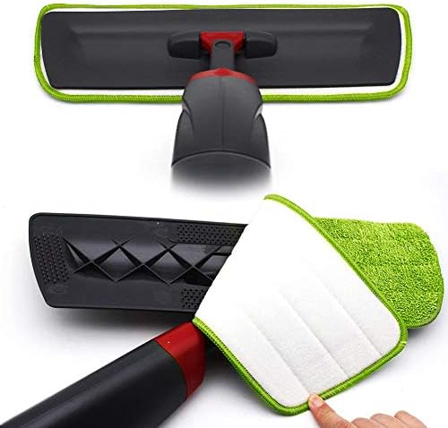 4 Pack Spray Mop Heads Replacement Mop Pads Reveal Mop Cleaning Pad ,Fit for All Spray Mops & Reveal Mops Washable 16.5*5.11 Inches. (Colors)