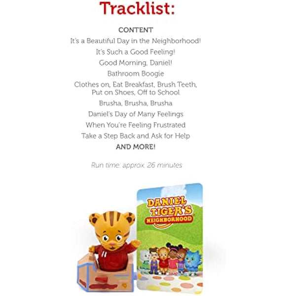 Tonies Daniel The Tiger Audio Toy Figurine from Daniel Tiger's Neighborhood
