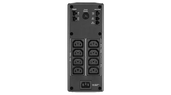 APC by Schneider Electric Back UPS Pro - BR1600MI - UPS 1600VA (8 IEC Outlets, LCD Interface, 1GB Dataline Protection),Black