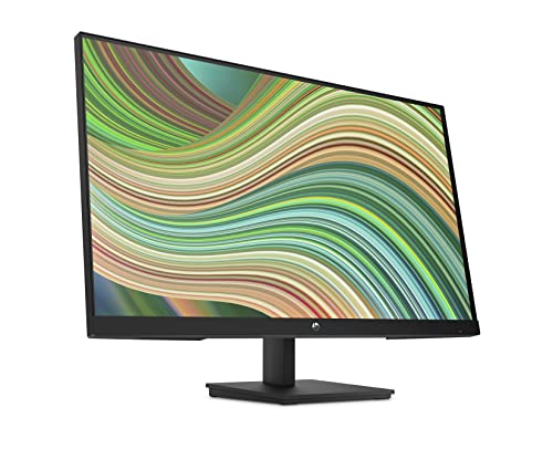 HP 24 Inch FHD Monitor | Full HD VA LCD Display | 75hz Refresh Rate | 250 Nits Brightness | 3000:1 Contrast Ratio | AMD FreeSync Technology | Adjustable Tilt | 1x HDMI 1.4, 1x VGA | Black | V24v G5