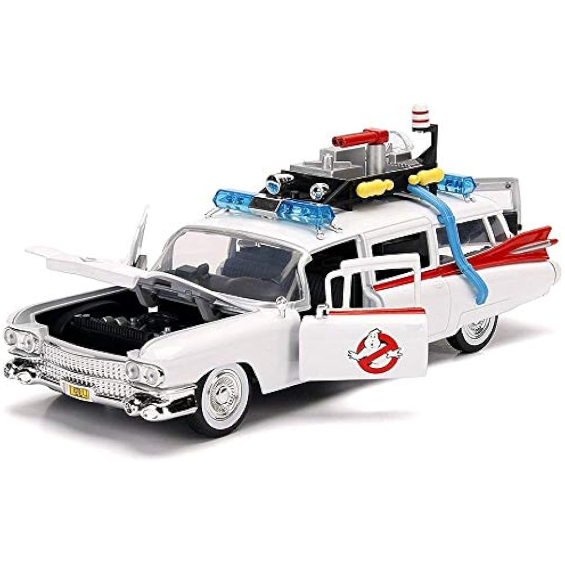 Jada JA99731 Ghostbusters Hollywood Rides 1:24 ECTO-1, Multi-Colored, One Size