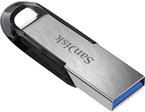 SanDisk Ultra Flair 256GB USB 3.0 Flash Drive, USB Stick, memory stick with transfer speeds up to 150MB/s Read, Durable, Sleek Metal Casing, Silver/Black