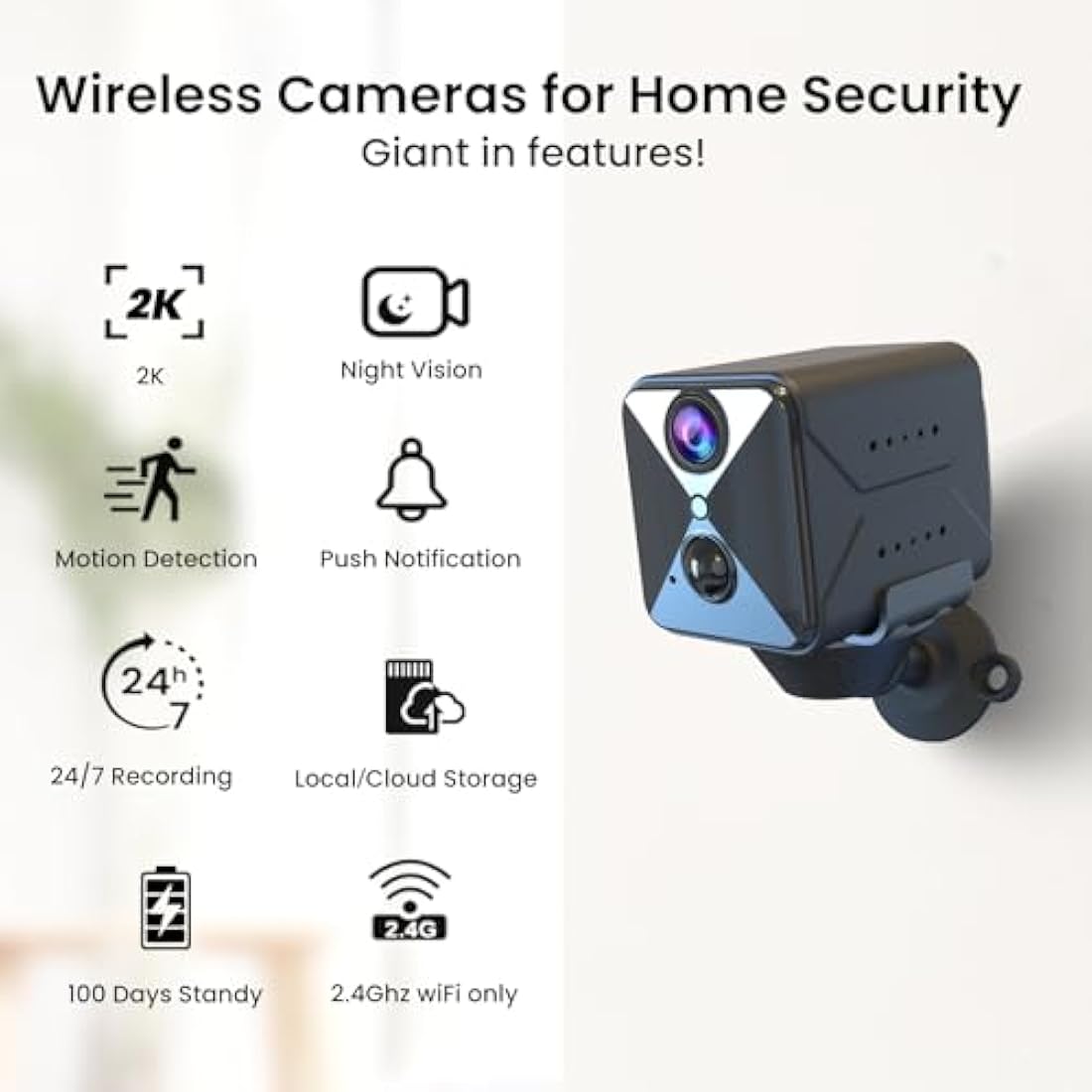 javiscam Spy Camera Hidden Camera,High Video Quality WiFi Wireless Mini Camera,Indoor Camera For Home Security, Small Nanny Cam Night Vision Motion Activated Alerts,Baby and Pets camera