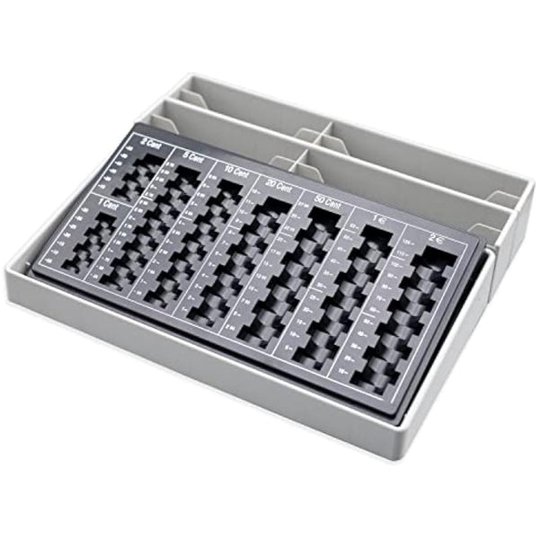 Euro Counting Board for Coins and Notes