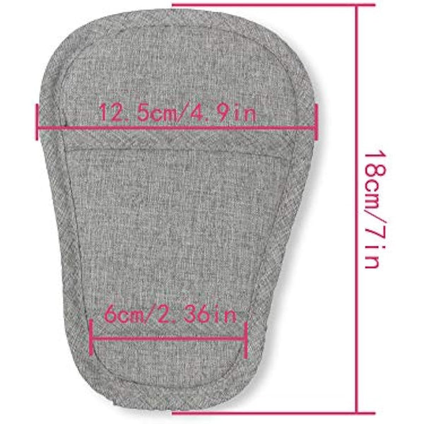3 Piece Baby Stroller Car Seat Strap Covers & Crotch pad Universal Soft Seat Belt Cushion for Newborns Infants Kids (3 Pcs)