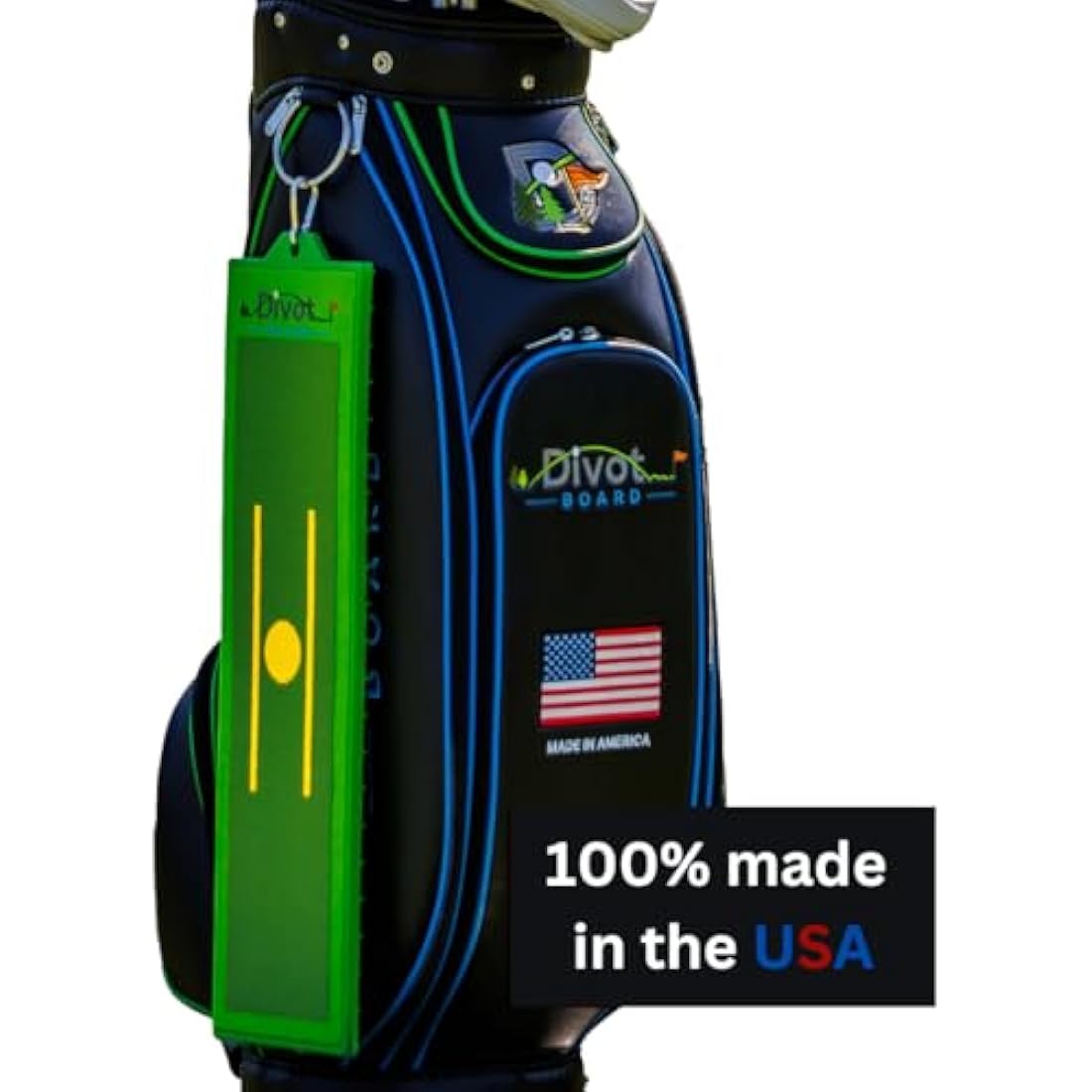 Divot Board - Patented Low Point and Swing Path Trainer - Instant Feedback. Anytime. Anywhere - See Your Swing Path and Learn Every Time You Hit The Ball!