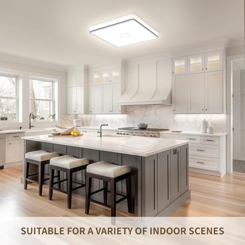 Airand Bathroom Lamp 24W LED Ceiling Light Bathroom LED Ceiling Lamp IP44 Waterproof 32.5CM,Ceiling Lamp for Living Room Bedroom Children's Room