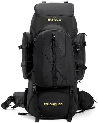 Tripole Colonel Series Internal Frame Rucksack - with Detachable Daypack & Rain Cover