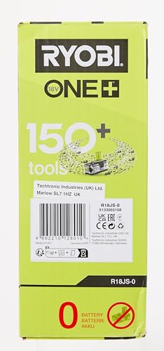Ryobi R18JS-0 ONE+ Jigsaw with LED, 18 V (Body Only) - Green/Grey