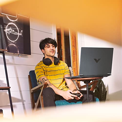 HP Victus 15.6" Gaming Laptop, AMD Ryzen 5-8645HS, 8 GB RAM, 512 GB SSD, NVIDIA GeForce RTX 2050 Graphics, FHD IPS Display, Up to 6 hrs 15 battery, Win 11, Mica Silver, 15-fb2002sa