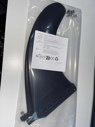 Zocipro Removable Universal SUP Fin, Nylon Safe Reinforced Surfboard Fins, Paddle Board Fins as SUP Fin Replacement Canoe Accessories for Longboard Surfboard, Inflatable Paddle Board, Foam Surfboard