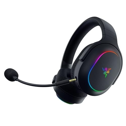 Razer Barracuda X - Wireless Multi-platform Gaming and Mobile Headset (SmartSwitch Dual Wireless, Ergonomic Design, TriForce 40 mm, Cardioid Mic, On-Headset Controls, 50h Battery USB-C) Black