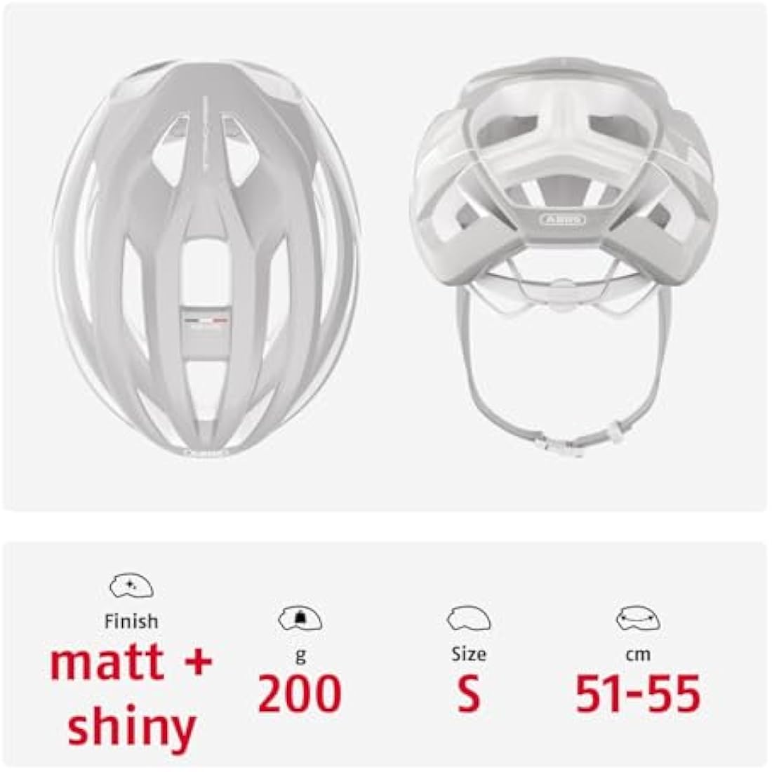 ABUS StormChaser ACE Racing Bicycle Helmet - Lightweight Road Bike Helmet for Bike Racing