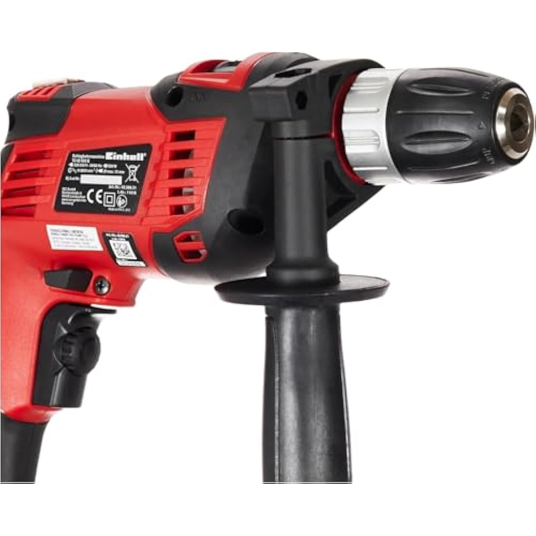 Einhell TC-ID 550 E Impact Drill | Hammer Drill With Auxiliary Handle, Soft Grip, Speed Control | 550W Electric Drill With Percussion Hammer Drilling Function
